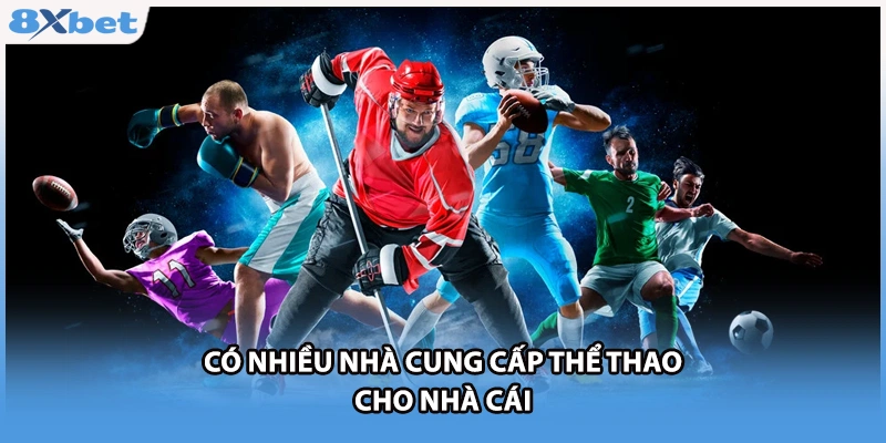 Có nhiều nhà cung cấp thể thao cho nhà cái