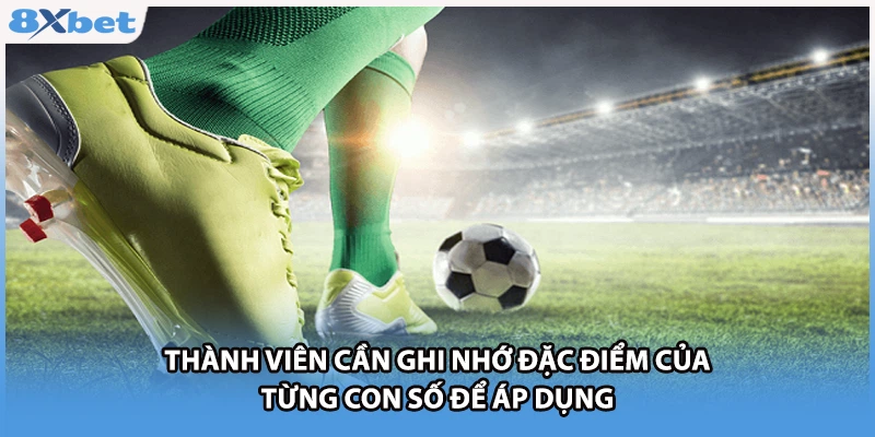 Thành viên cần ghi nhớ đặc điểm của từng con số để áp dụng 